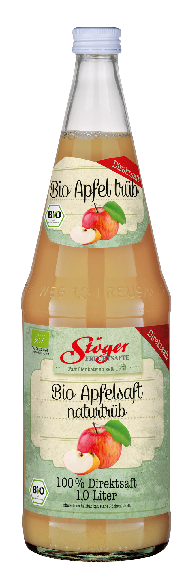 Stöger BIO Apfel trüb