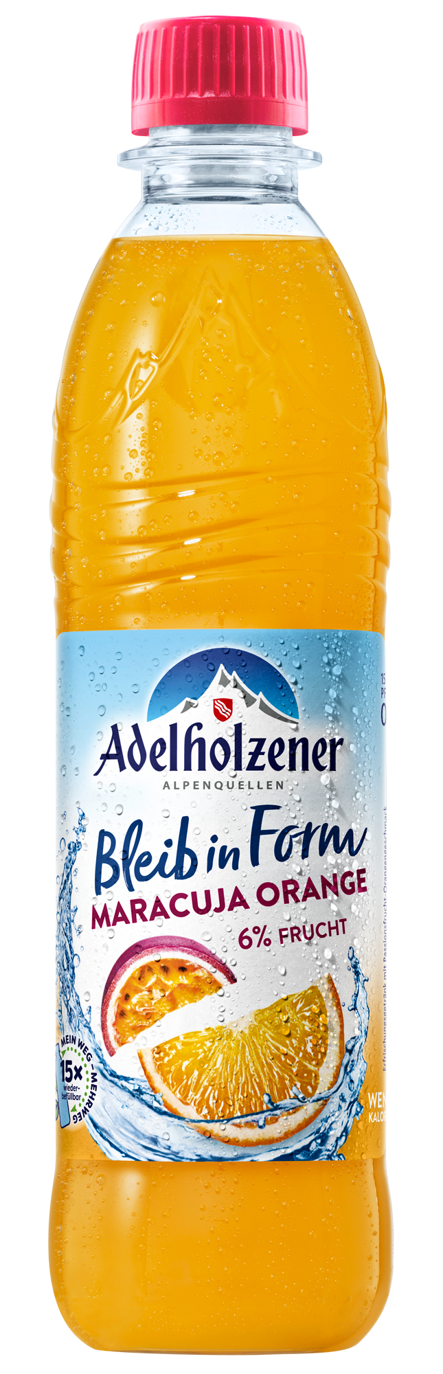 Adelholzener Bleib in Form Maracuja Orange