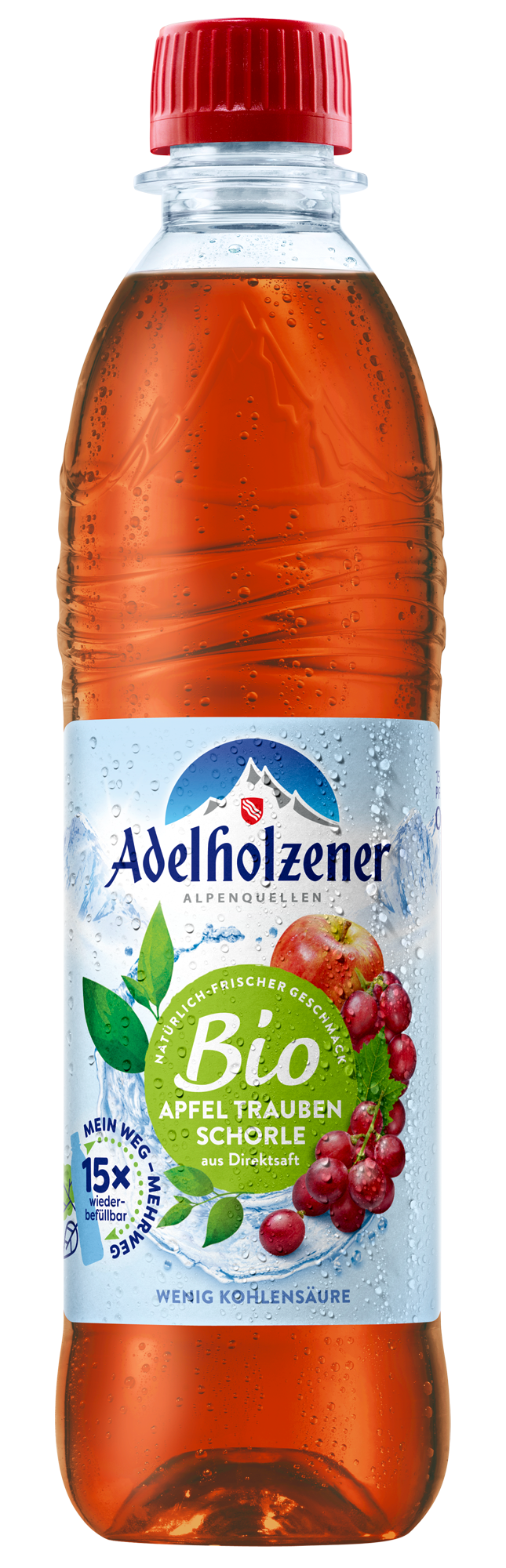 Adelholzener Bio Apfel Trauben Schorle
